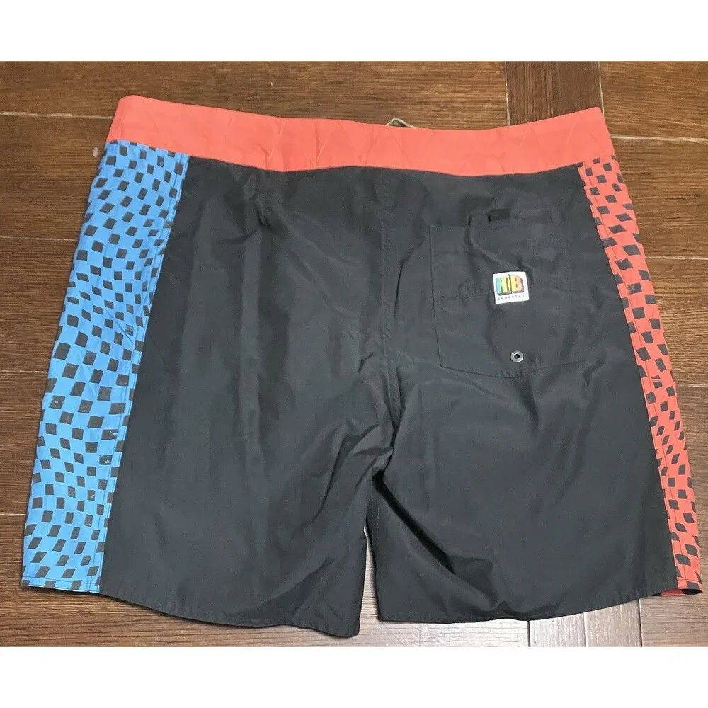 Howler Brothers Men’s Size 38 Ensueno Boardshorts Warped Checkers NWT
